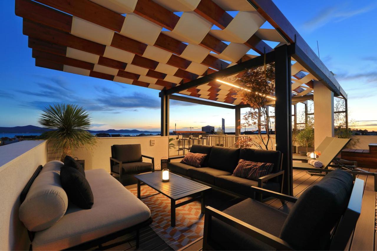 Penthouse Diem - Private Pool With Sea View Zadar Exterior foto